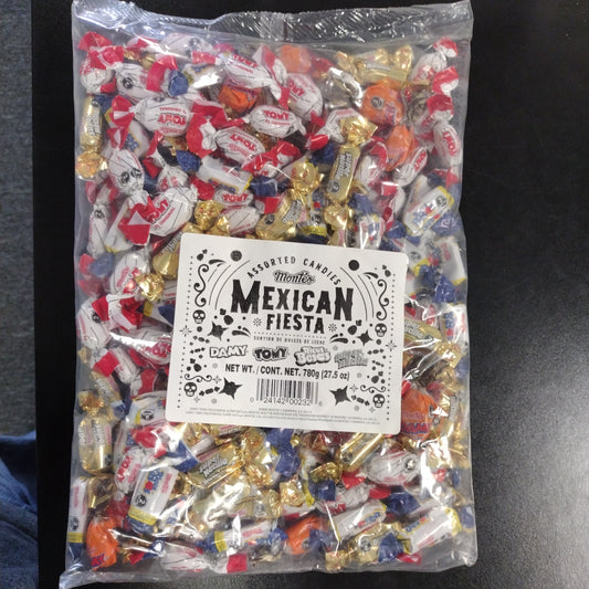 Assorted candies Mexican fiesta