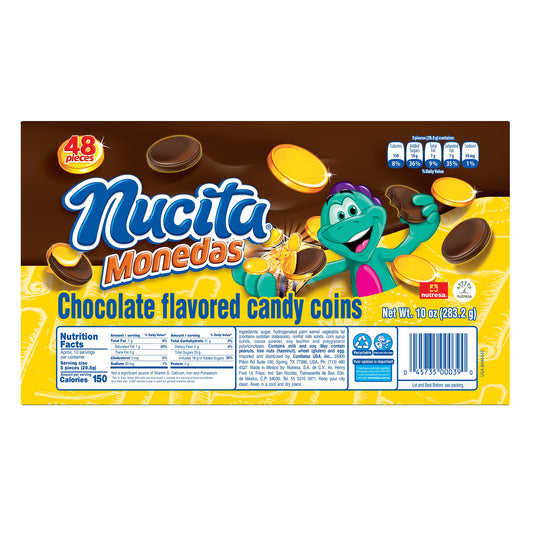 Nucita Monedas Chocolate Flavored Candy Coins